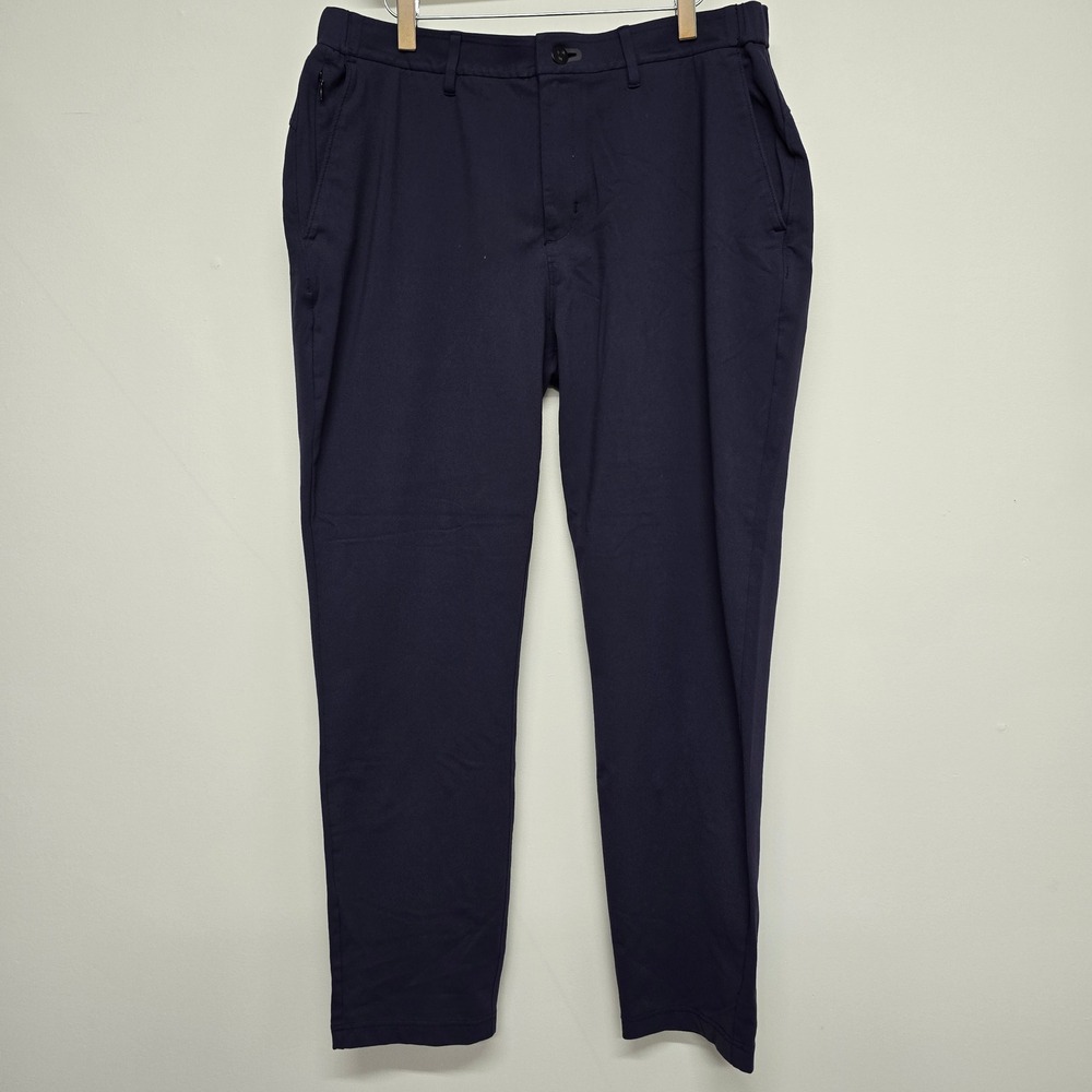 Public Rec Workday Pant Mens‎ 34x30 Navy Blue Stretch Tech Tapered Minimalist